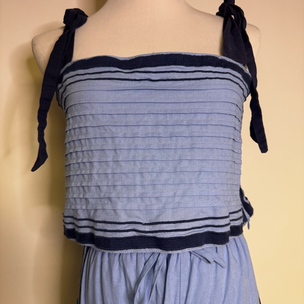 Pant Store Blue Sleeveless shirt and pant set - Picture 8 of 11